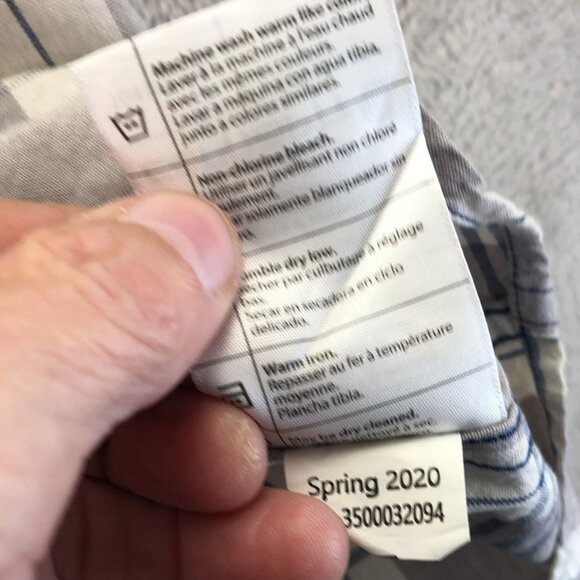 NWT Carhartt Mens Work Shirt XL Plaid Short Sleeve Button-Up Outdoors Gray - Picture 12 of 16